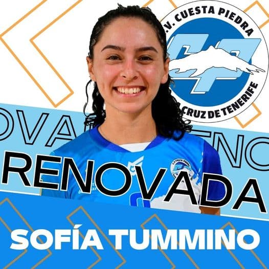 Sofía Tummino renueva para seguir en nuestro equipo la próxima temporada