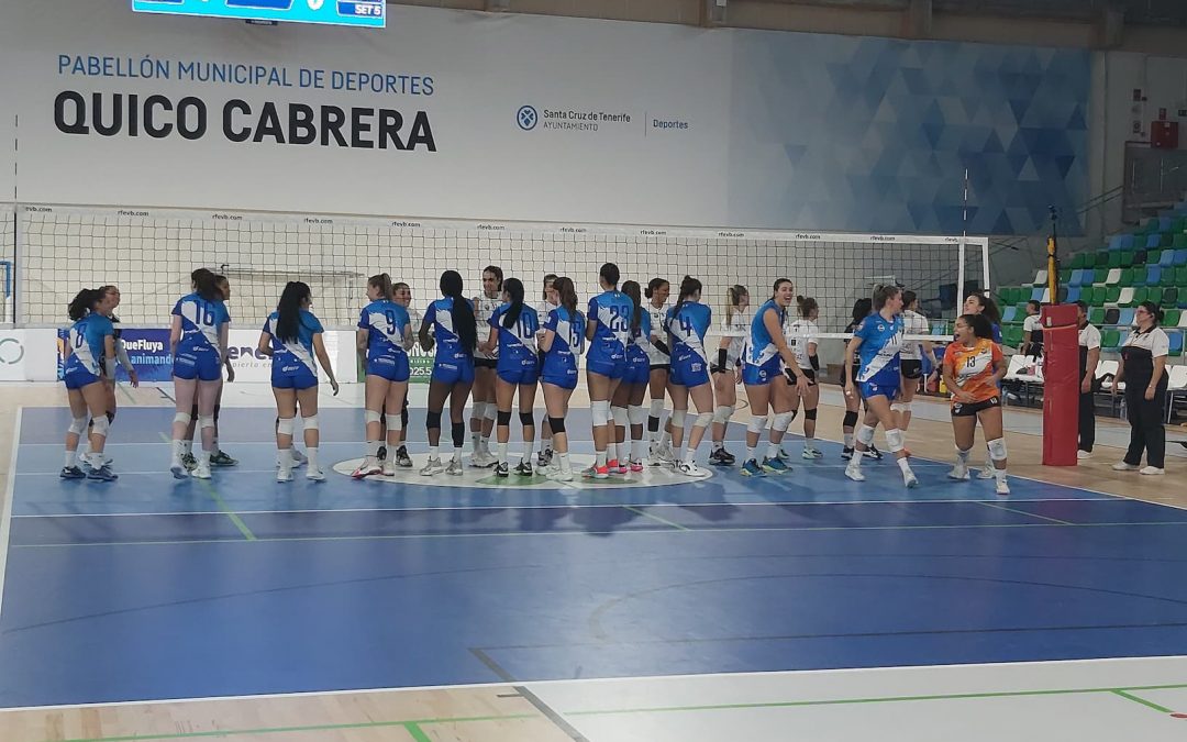 Resumen del partido Santa Cruz Cuesta Piedra – Heidelberg Volkswagen, correspondiente a la jornada número 13 de la Liga Iberdrola de voleibol, 2023-2024